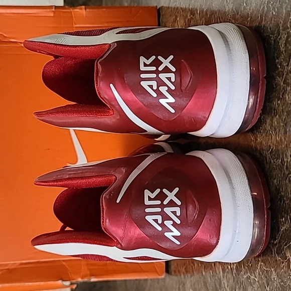 Nike Air Max Hyper Aggressor TB Gym Red White Mens Sneakers 524867-600 Size 14 - Picture 5 of 16